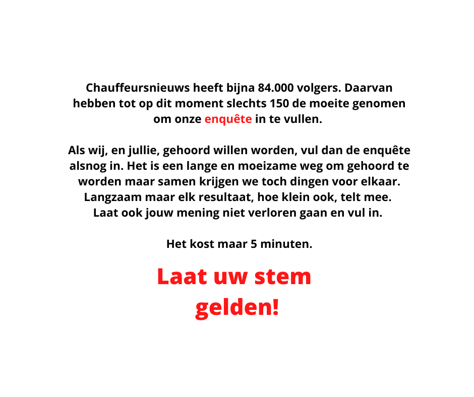 Vragen 2021 Transporteffect Chauffeursnieuws