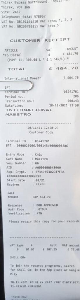 Bom zelf voorschieten